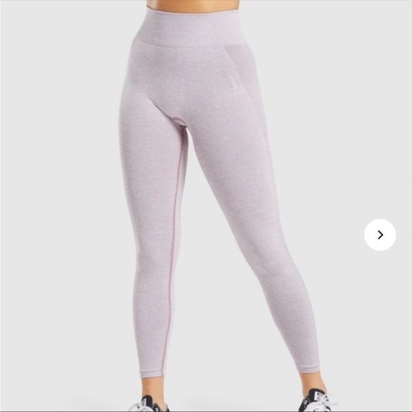Gymshark Other - Gymshark Flex High Waisted Leggings - Mallow Purple Marl / Pebble Grey - Large